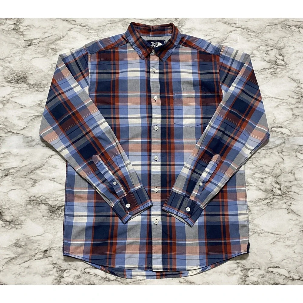 The North Face Men's‎ Shirt Size L Multicolor Plaid California Heritage